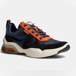 Coach Men's Citysole Runner In Colorblock Sneakers Admiral Clementine G4939 10.5